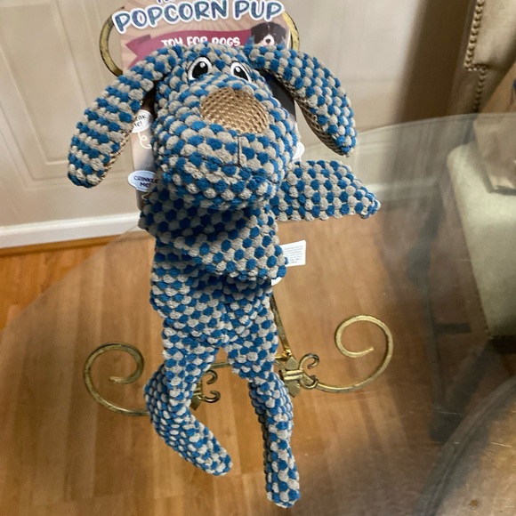 - - Bow Wow Pet Dog Toy Doggie   14” Clinker & Squeaker - Picture 5 of 5